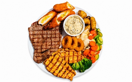 بشقاب میکس(2نفره)